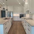 Painted white shaker style kitchen