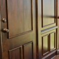 Office mahogany Wall panels with integrated door