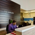 Main entrance reception area, office furniture