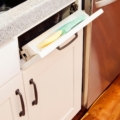 Sink tip out tray