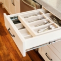 Double tier utensil drawer